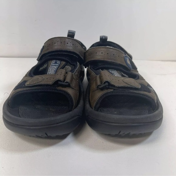 FootJoy 45641 Brown Leather Adjustable Softspikes Golf Sandal Shoes Mens US 8 M - Picture 4 of 8